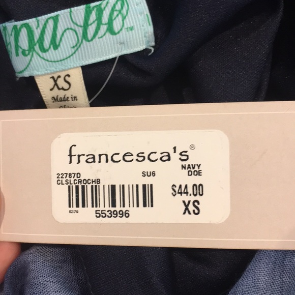 Blue high-low dress - Picture 6 of 6